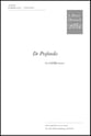 De Profundis SATB choral sheet music cover